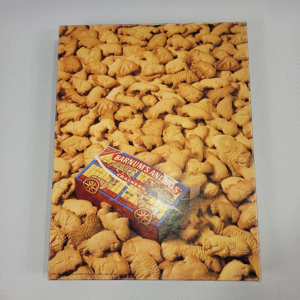 Springbok Animal Snackers Crackers Vintage 500 Piece Jigsaw Puzzle by Hallmark